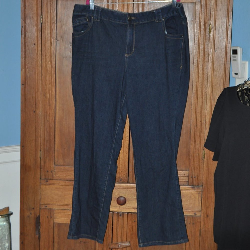 Dark Wash Boot Cut Jeans